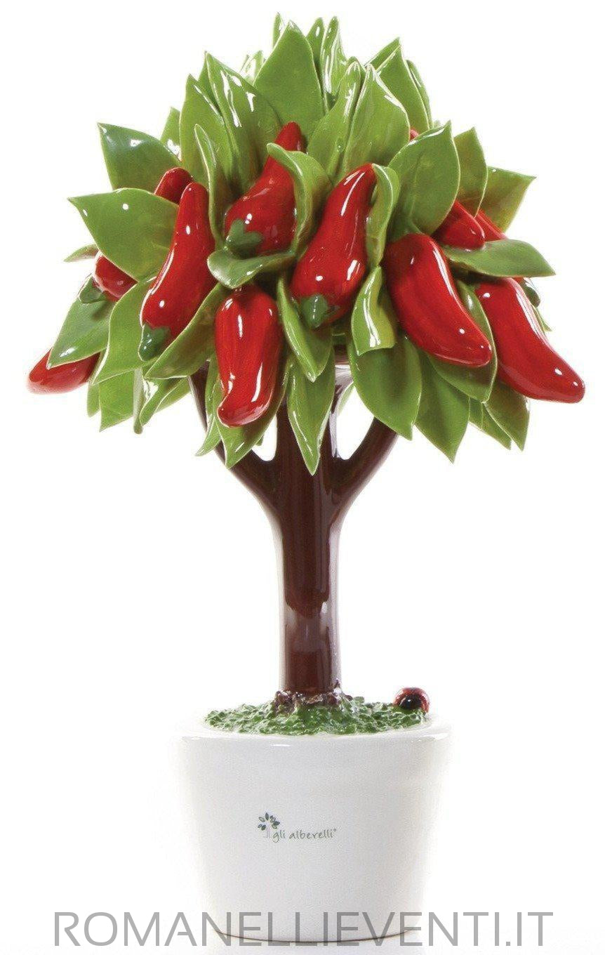 Alberi in ceramica-Gli Alberelli-Grande 19 x 19 x 28 cm-Romanelli Eventi