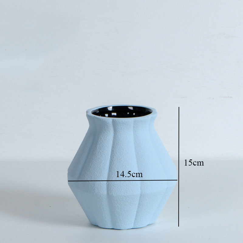 Vaso in Ceramica-Romanelli eventi-BZ091A light blue-Romanelli Eventi
