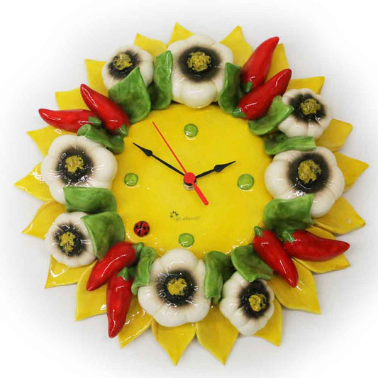 Orologio decoro Ortaggi-Gli Alberelli-Romanelli Eventi