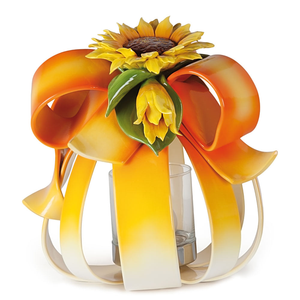Sfera portacandela dec. Arancio- 3 Var. -Gli Alberelli-30x30x30cm-Romanelli Eventi