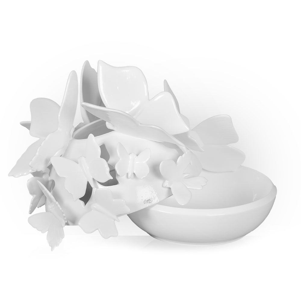 Scatola centrotavola Farfalle bianca-Gli Alberelli-Romanelli Eventi
