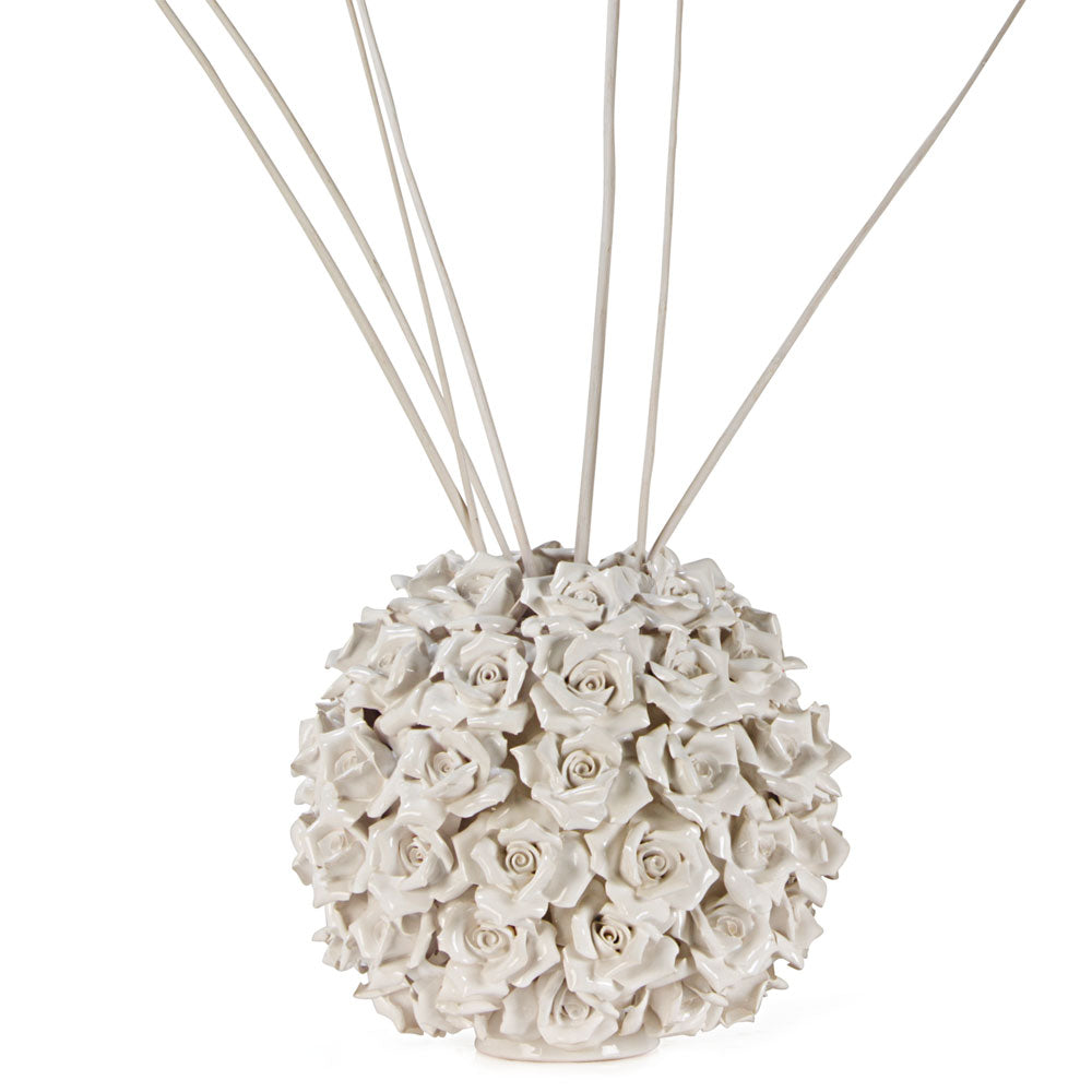 vaso sfera Roselline - 2 varianti -Gli Alberelli-26x26x26cm-Romanelli Eventi