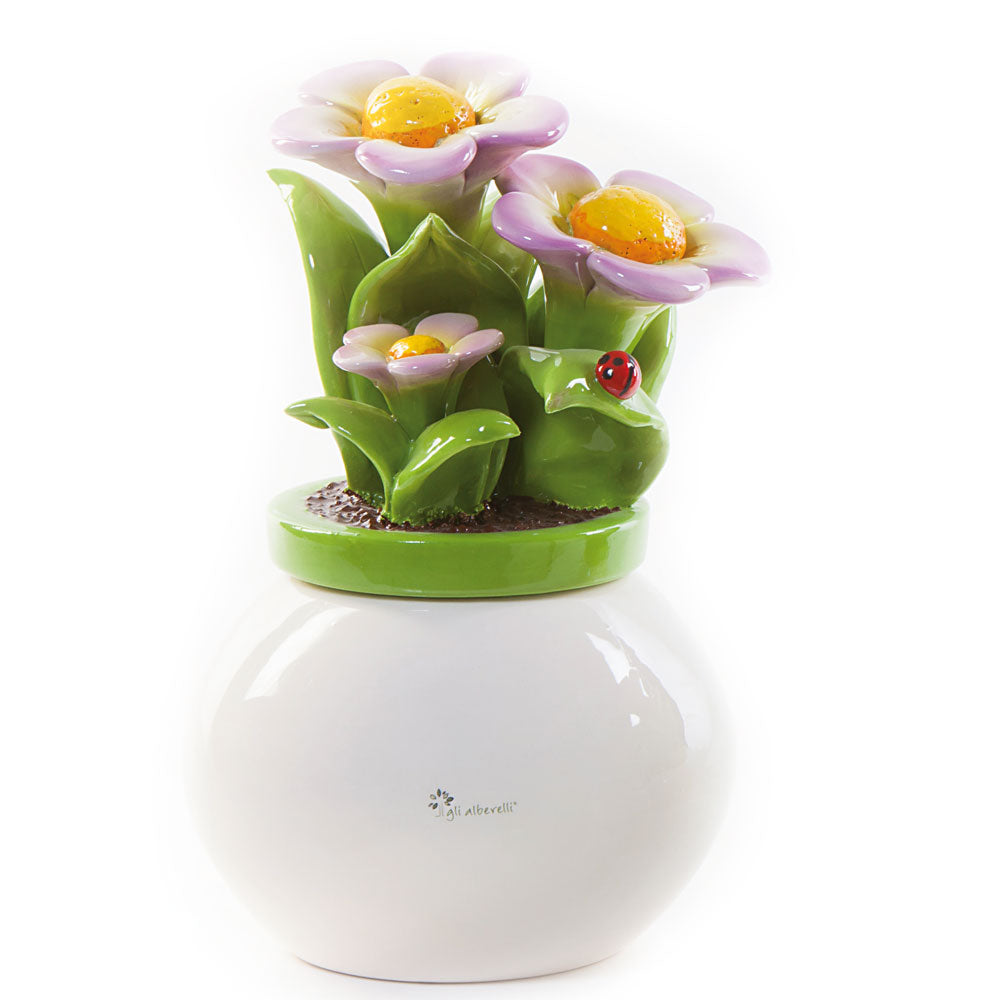 Piantina allegra grandissima - Fiore lilla-Gli Alberelli-Romanelli Eventi