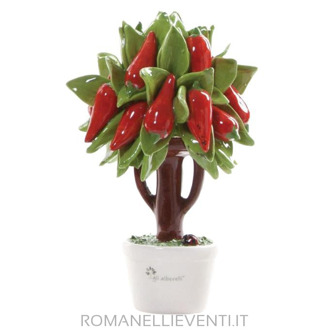 Alberi in ceramica-Gli Alberelli-Piccolo 11 x 11 x 16 cm-Romanelli Eventi