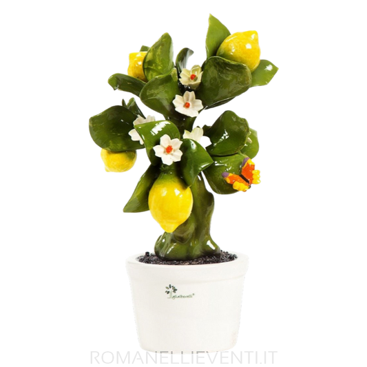 Albero Allegro grande- decoro limone 18 x 31 cm-Gli Alberelli-Romanelli Eventi