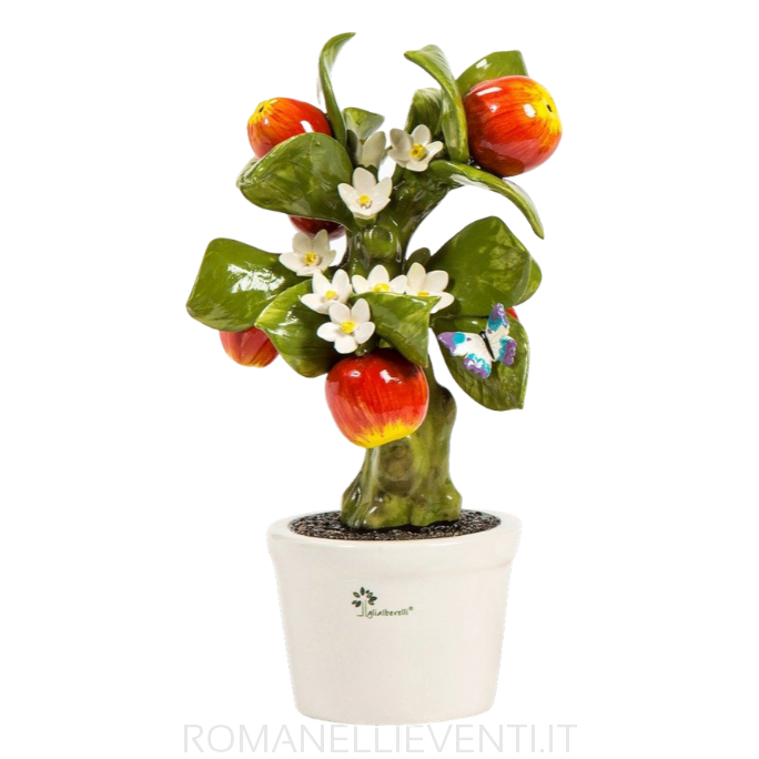 Albero Allegro grande- decoro magnolia 18 x 31 cm-Gli Alberelli-Romanelli Eventi