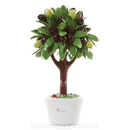 Albero decoro olivo grande 19 x 28 cm-Gli Alberelli-Romanelli Eventi