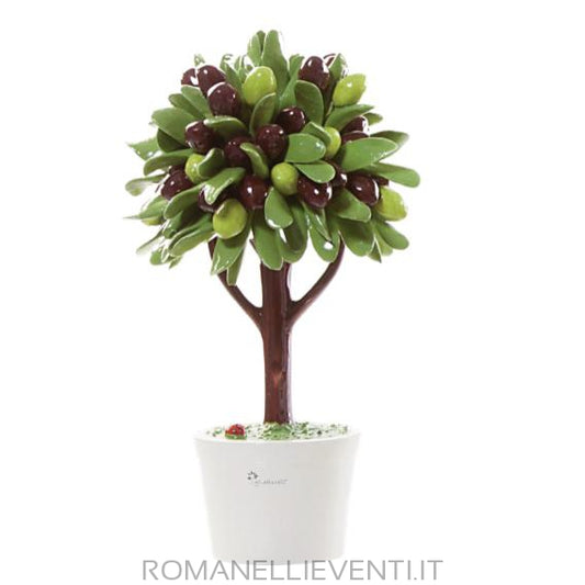 Albero decoro olivo grandissimo 23 x 33 cm-Gli Alberelli-Romanelli Eventi