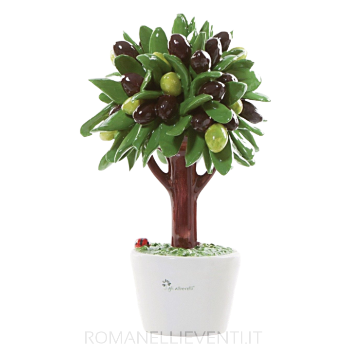 Albero olivo medio 14 X 21 cm-Gli Alberelli-Romanelli Eventi
