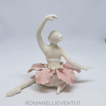 Ballerina con fiorellini a rilievo sul tutù-Ad Rem collection-Romanelli Eventi
