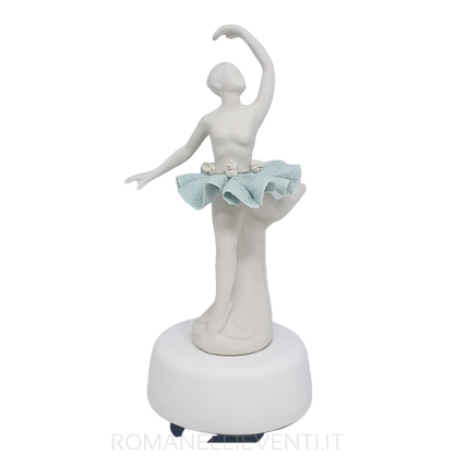 Ballerina sul carillon con fiorellini-Ad Rem collection-Romanelli Eventi