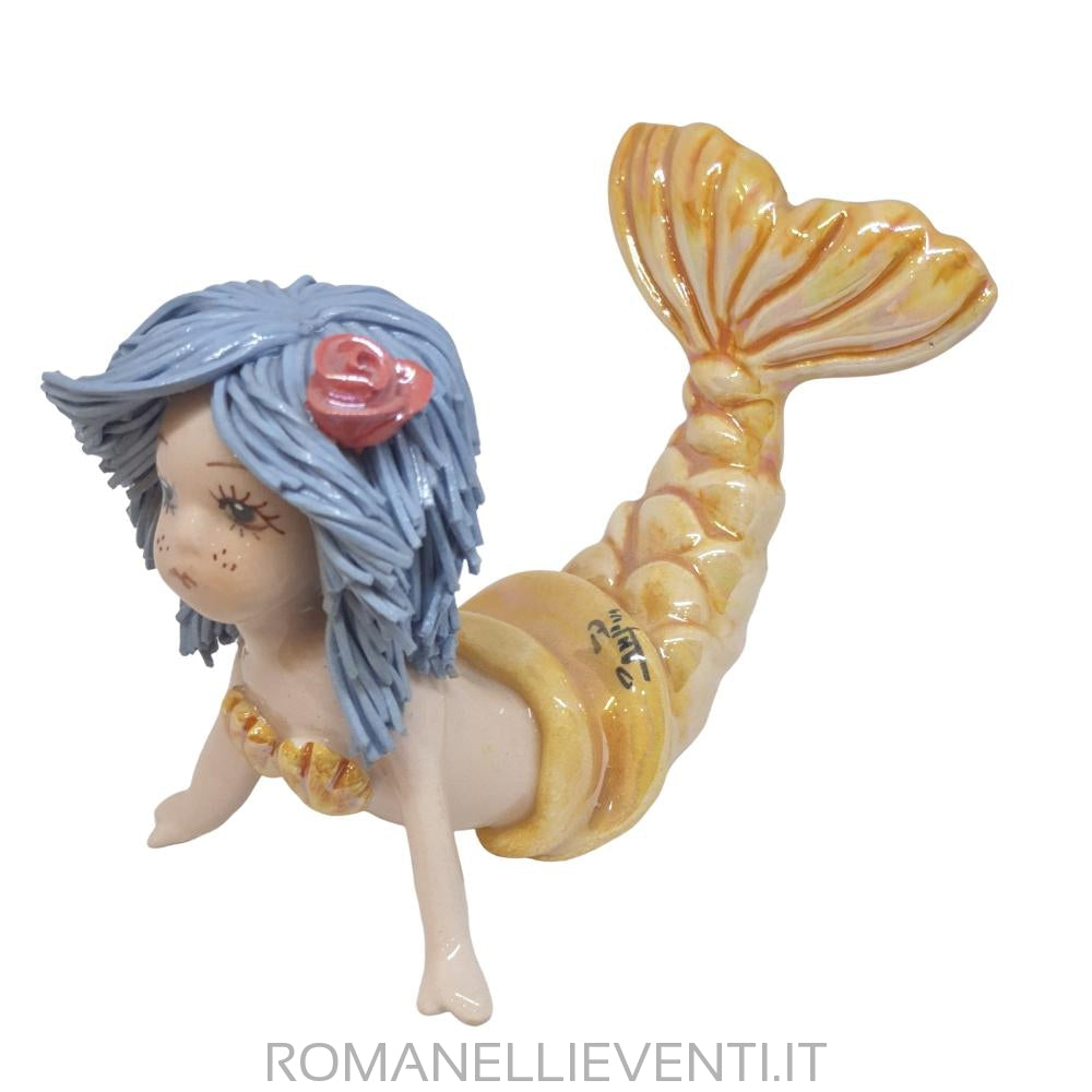Bomboniera Sirenette-Zampiva-Giallo-Romanelli Eventi