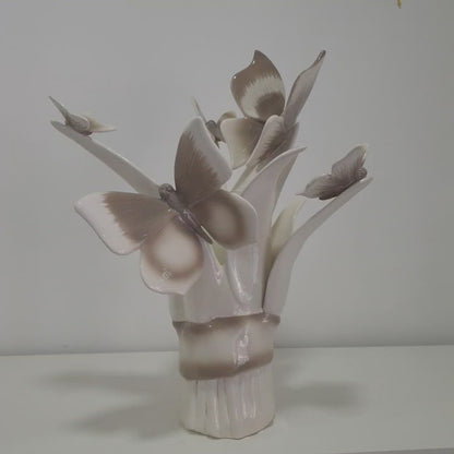 Vaso decoro farfalla