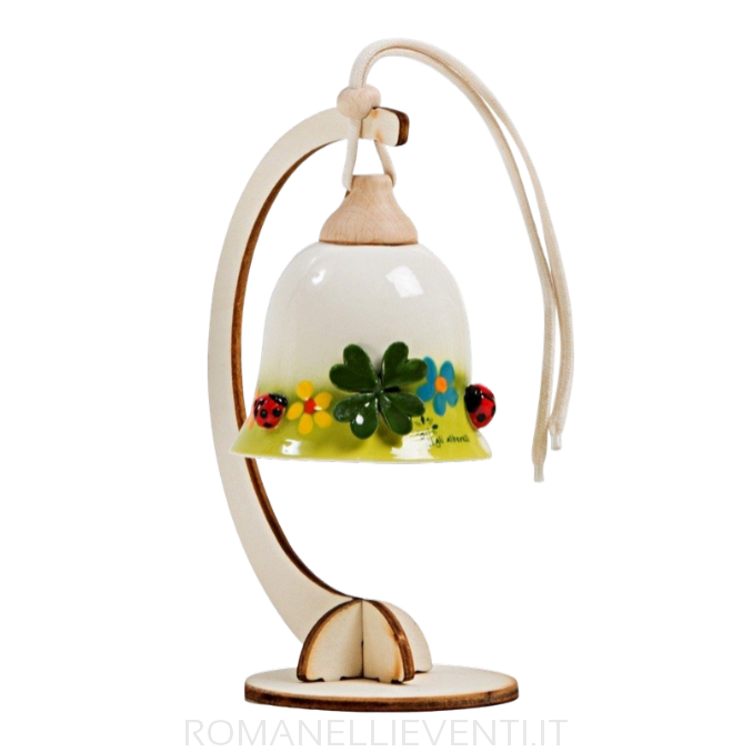 Campanella profumantapiccola decoro quadrifoglio-Gli Alberelli-Romanelli Eventi