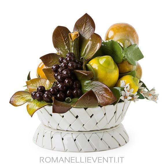 Centrotavola Caravaggio frutta-Gli Alberelli-Romanelli Eventi