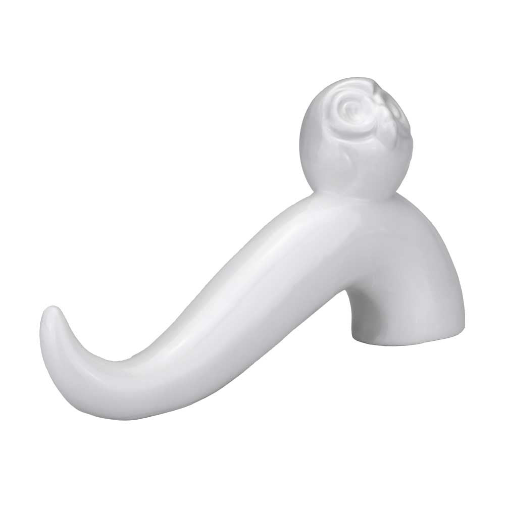 Corno Portafortuna da Scrivania Civetta Bianco-Macrì-Romanelli Eventi