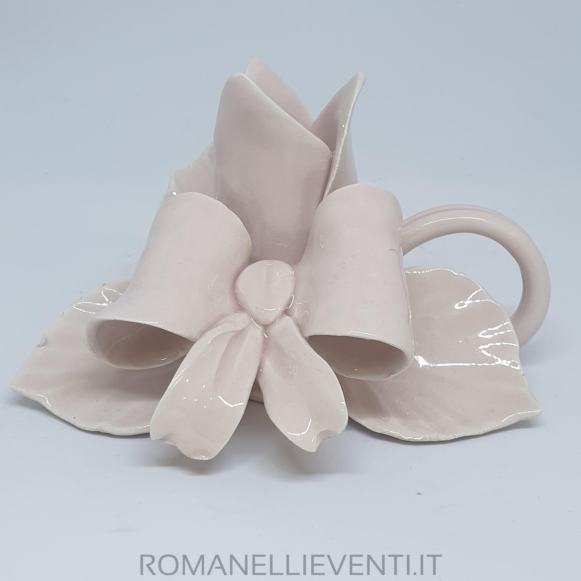 Portacandele rosa cipria-Sara's Idea-Romanelli Eventi