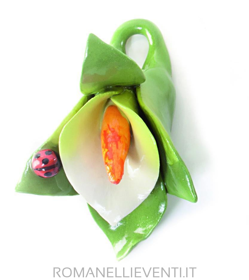Profumatore piccolo con decoro Calla-Gli Alberelli-Romanelli Eventi