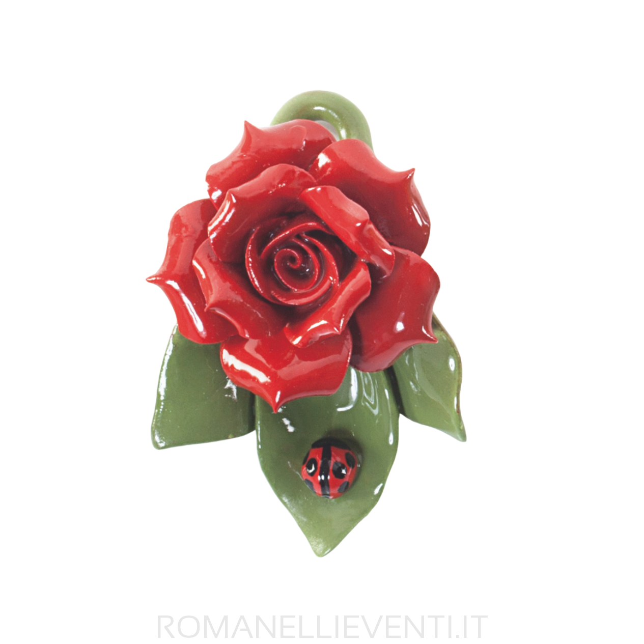 Profumatore piccolo con decoro Rosa-Gli Alberelli-Romanelli Eventi