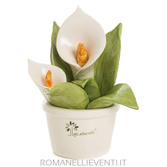 Profumotta con decoro fiore: Calla 12 x 14 cm-Gli Alberelli-Romanelli Eventi