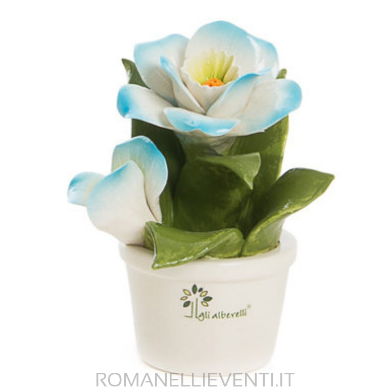 Profumotta con decoro fiore: Elleboro 12 x 14 cm-Gli Alberelli-Romanelli Eventi