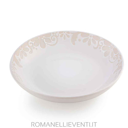 Servizio piatti monocromatico-Gli Alberelli-Romanelli Eventi