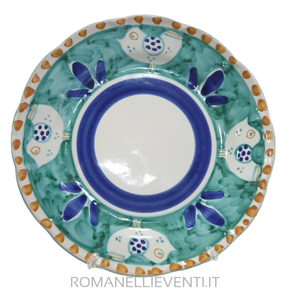 Set servizio piatti Vietri decoro marino-Vietri-Romanelli Eventi