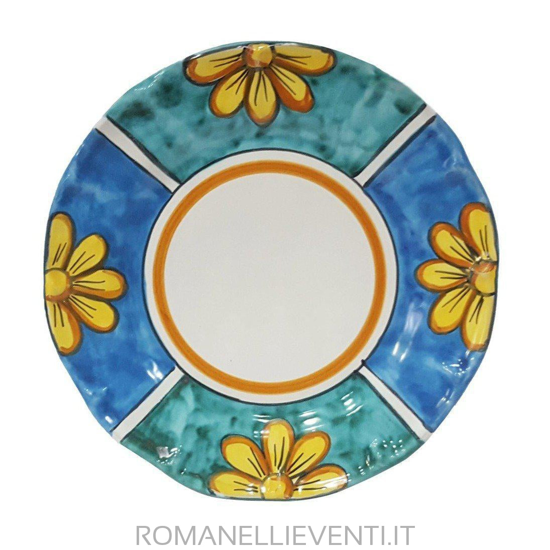 Set servizio piatti Vietri Floramalfi Duo Verde Ramino-Vietri-Romanelli Eventi