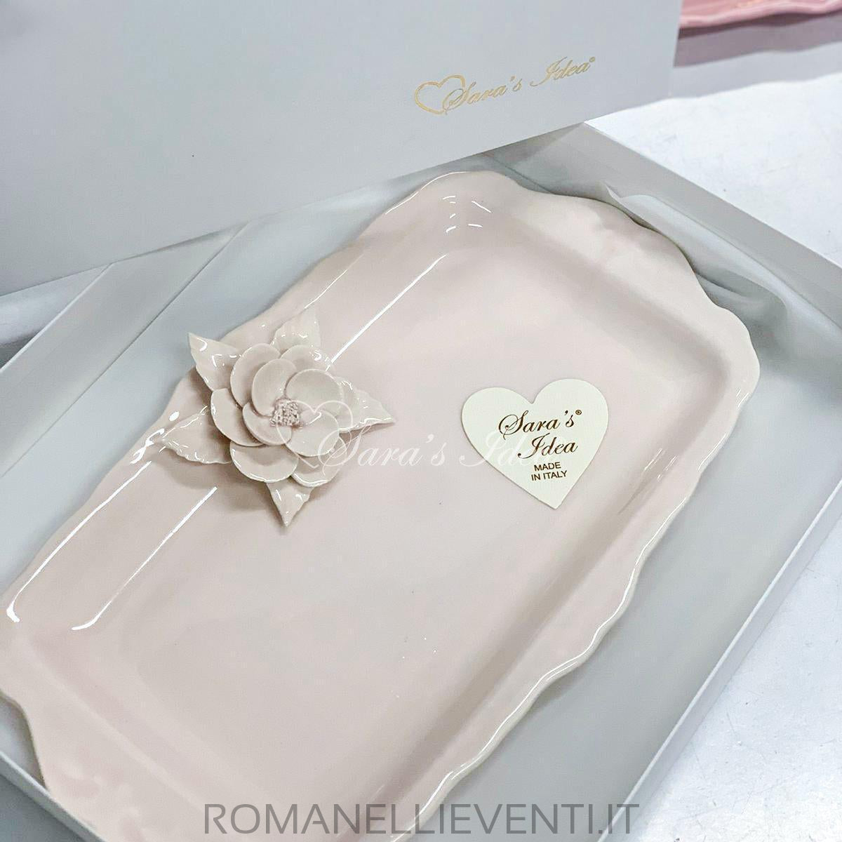 Vassoio panna con rosellina-Sara's Idea-Romanelli Eventi